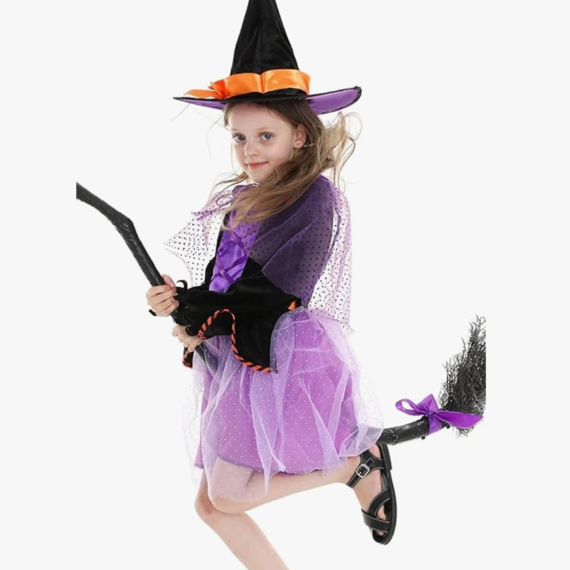 School Halloween Party Heksenkostuum met puntige hoed